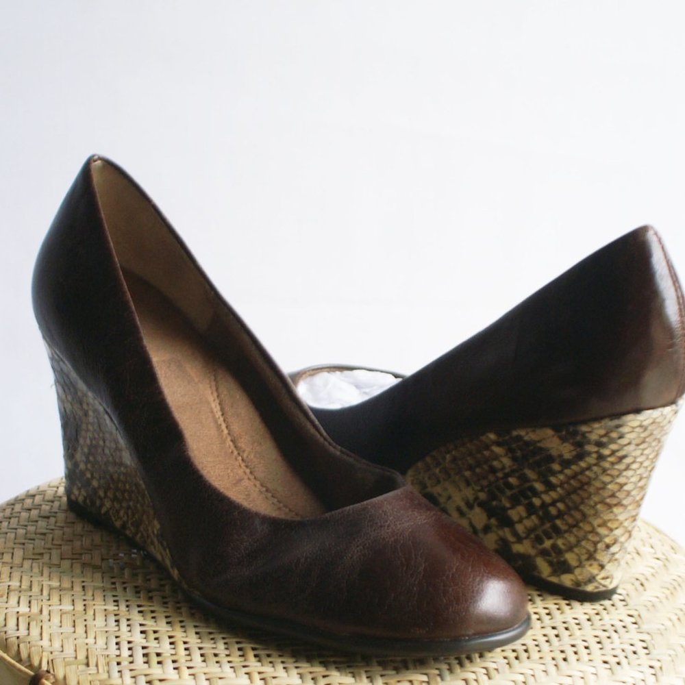 Aerosole Brown Wedge  US Size 10